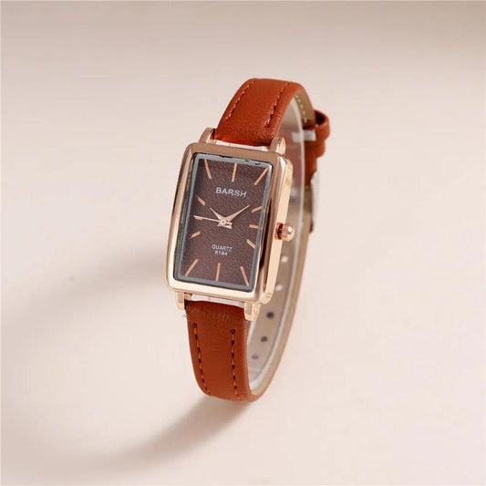 Ginevra Leather Rectangular Wristwatch | Rectangular Wristwatch