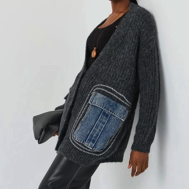 Ginevra Oversized Cardigan | Chunky Knit, Button Front Cardigan