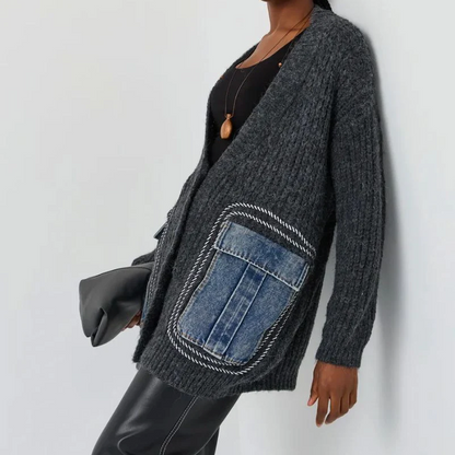 Ginevra Oversized Cardigan | Chunky Knit, Button Front Cardigan