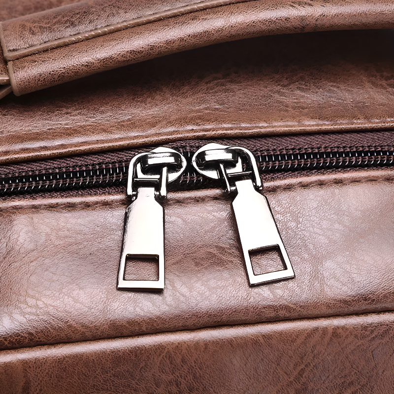 Tommy Leather Flap Top Backpack | Padded Shoulder Straps Backpack