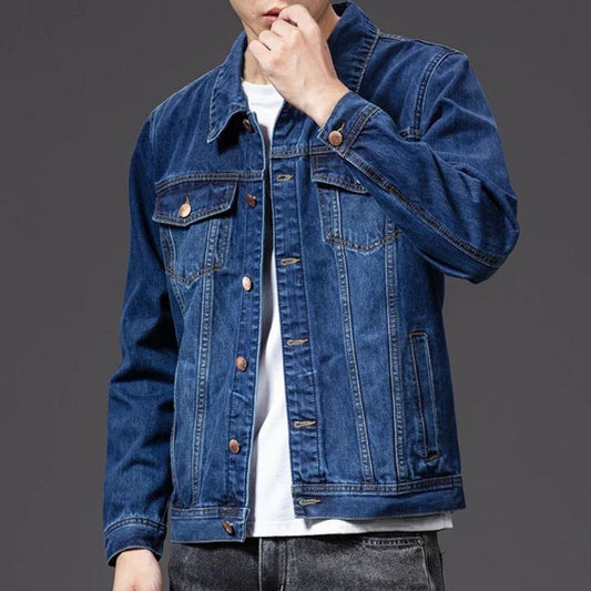 Gaspard - Classic denim jacket with chest pockets