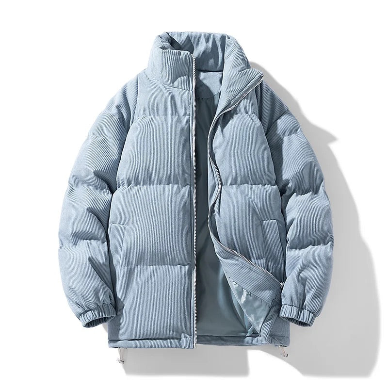 Alexander Relaxed Fit Puffer Jacket | Corduroy Puffer Jacket