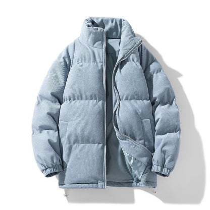 Alexander Relaxed Fit Puffer Jacket | Corduroy Puffer Jacket