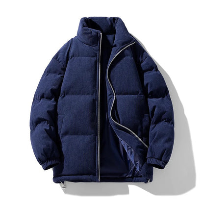 Alexander Relaxed Fit Puffer Jacket | Corduroy Puffer Jacket