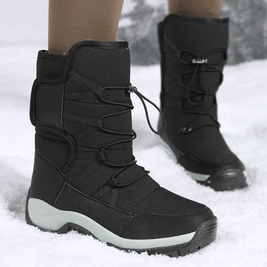 Men's Boots – Water-Repellent – Insulated Lining – Mid-Calf – Rugged Sole
