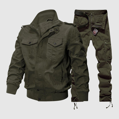 Samuel Two-Piece Set | Utility Jacket & Cargo Pants Two-Piece Set