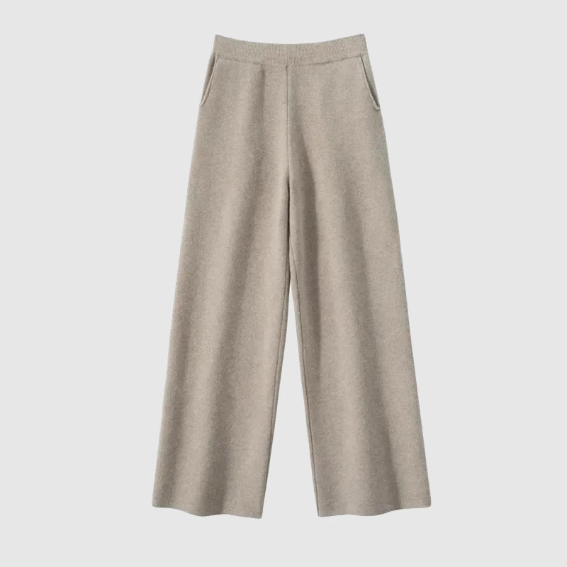 Eleonora Relaxed Wide-Leg Pants | Elastic Waist Wide-Leg Pants