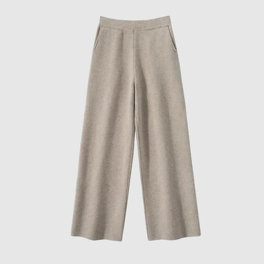 Eleonora Relaxed Wide-Leg Pants | Elastic Waist Wide-Leg Pants