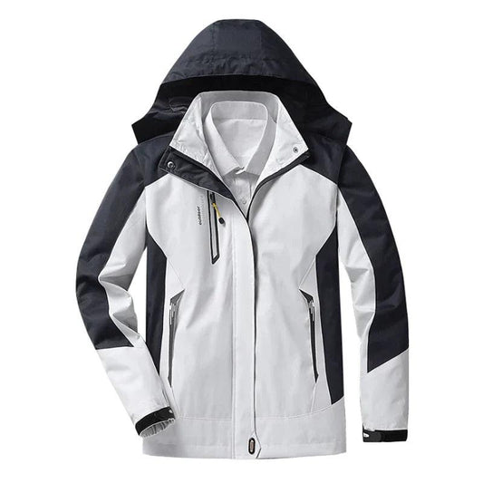 Women's Rain Jacket – Waterproof – Medium Fit – Hood – Zipper Pockets