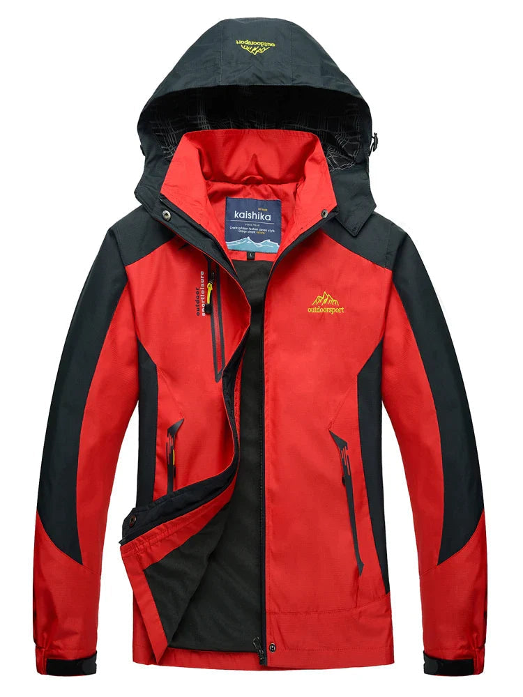 Women's Rain Jacket – Waterproof – Medium Fit – Hood – Zipper Pockets