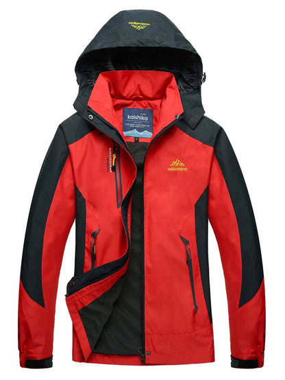 Women's Rain Jacket – Waterproof – Medium Fit – Hood – Zipper Pockets