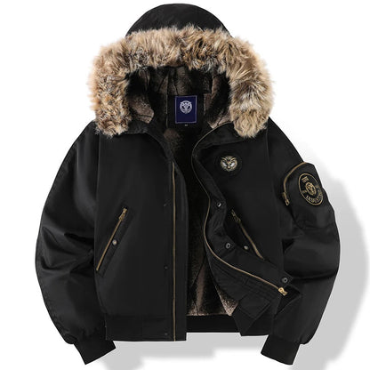 Rory Hooded Winter Jacket | Padded Fur Trim Jacket