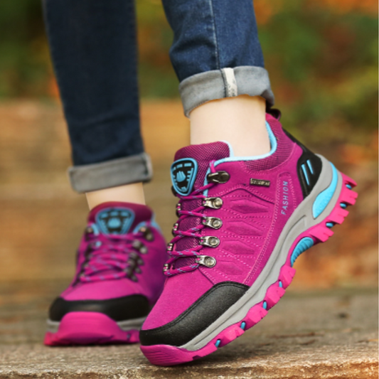 Women's Hiking Shoes – Supportive Fit – Breathable Material – Grip Soles – Ankle Support