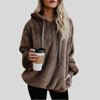Women's Hoodie - Oversized Fit - Soft and Comfortable - Long-Sleeved Casual