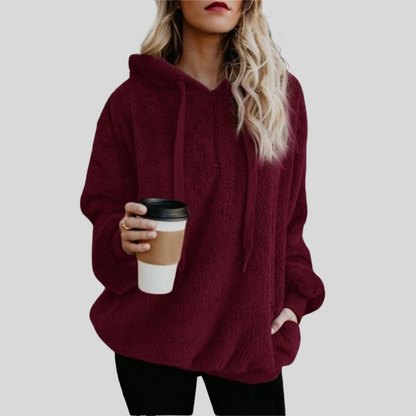 Women's Hoodie - Oversized Fit - Soft and Comfortable - Long-Sleeved Casual