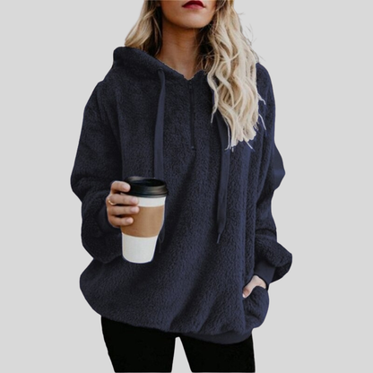 Women's Hoodie - Oversized Fit - Soft and Comfortable - Long-Sleeved Casual