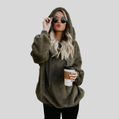 Women's Hoodie - Oversized Fit - Soft and Comfortable - Long-Sleeved Casual