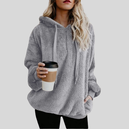 Women's Hoodie - Oversized Fit - Soft and Comfortable - Long-Sleeved Casual