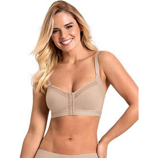 Women's Support Bra – Full Coverage – Breathable Fabric – Front Closure – Posture Support