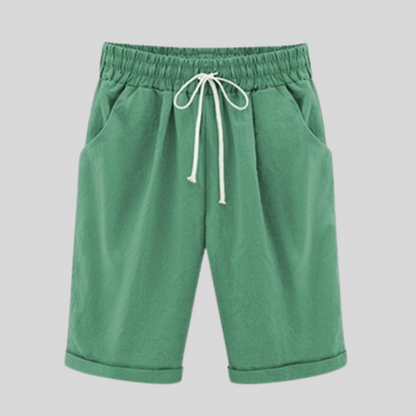 Herreshorts - Komfortabel Passform - Elastisk Linning med Snøring - Pustende Bomull