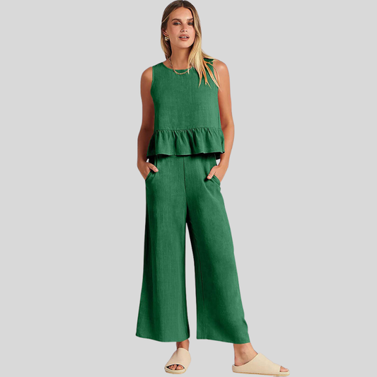 Christmas - Elegant two-piece set in cotton