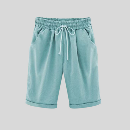Herreshorts - Komfortabel Passform - Elastisk Linning med Snøring - Pustende Bomull