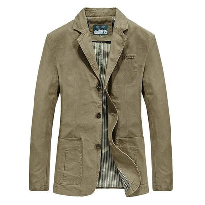 Men's Blazer – Tailored Fit – Breathable Fabric – Single-Breasted – Smart Casual
