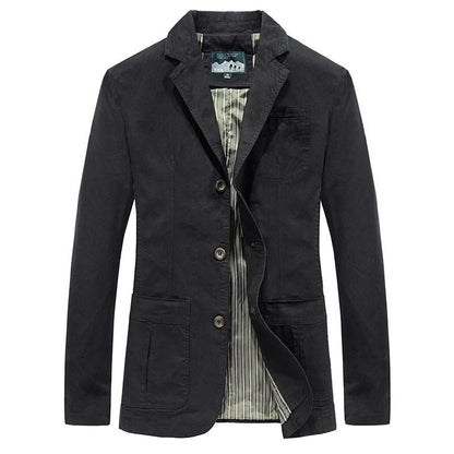 Men's Blazer – Tailored Fit – Breathable Fabric – Single-Breasted – Smart Casual
