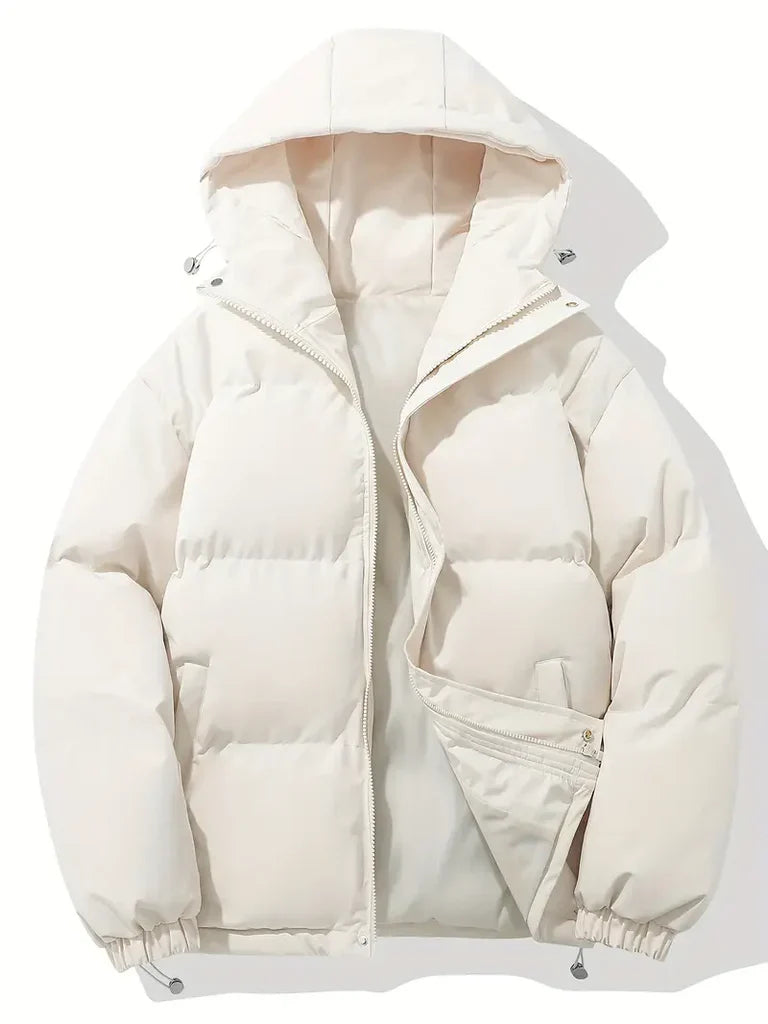 Women's Hoodie – Padded – Oversized Fit – Windproof with Drawstring and Zipper
