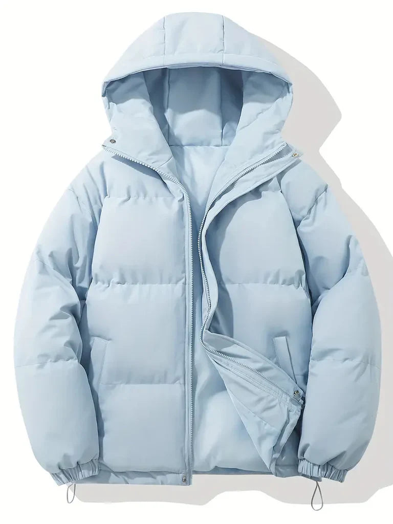 Women's Hoodie – Padded – Oversized Fit – Windproof with Drawstring and Zipper