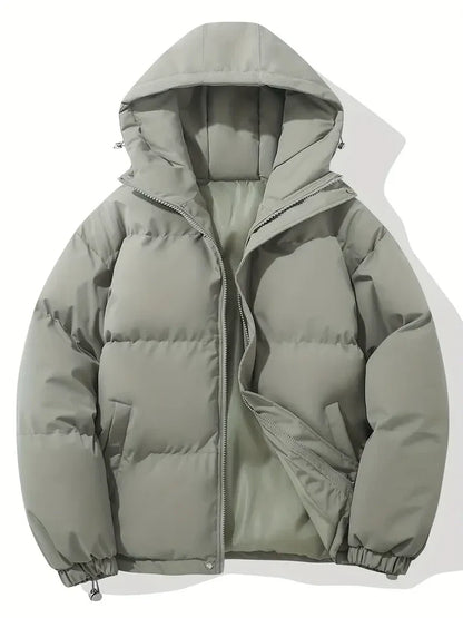 Women's Hoodie – Padded – Oversized Fit – Windproof with Drawstring and Zipper