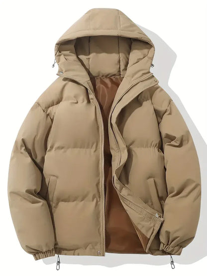 Women's Hoodie – Padded – Oversized Fit – Windproof with Drawstring and Zipper