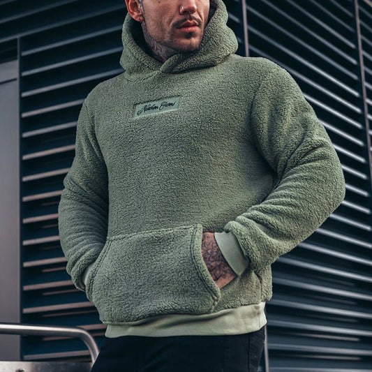 Hoodie for Men – Fleece – Relaxed Fit – Pocket – Soft and Warm