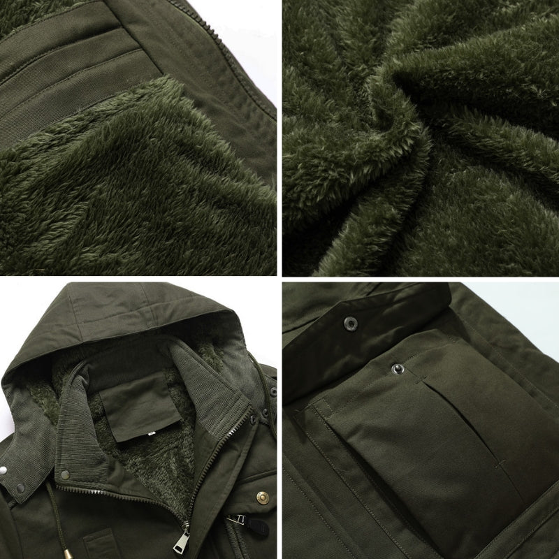 Charles Warm Tactical Cotton Jacket | Outdoor Utility Jacket