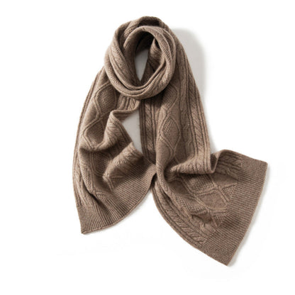 Catherine Textured Cashmere Scarf | Ribbed Scarf