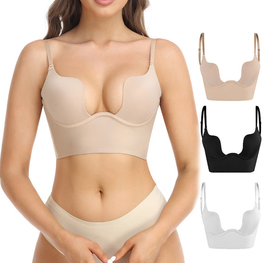 Women's Bra – Backless – Seamless Long Model – Adjustable Straps – Breathable Support