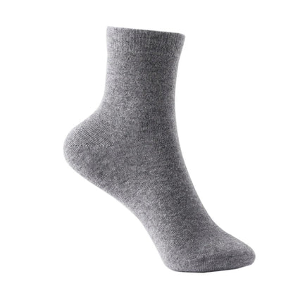 Silvia Form-Fitting Ankle Socks | Ribbed Cuff, Solid Ankle Socks