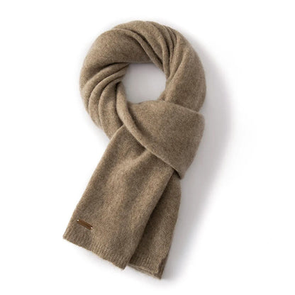 Bianca Rectangular Scarf | Wool Ribbed Scarf