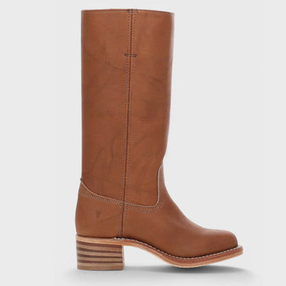 Angela Leather Mid-Calf Western Boots | Square Toe Western Boots