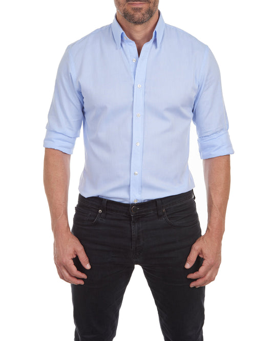 Men's Shirt – Slim Fit – Breathable Fabric – Classic Collar – Adjustable Sleeves