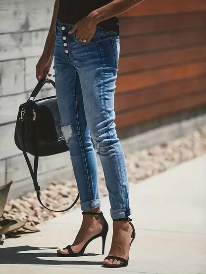 Kelly - Jeans med et "brukt utseende"