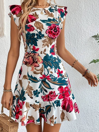 Kara - Floral dress with modern cut