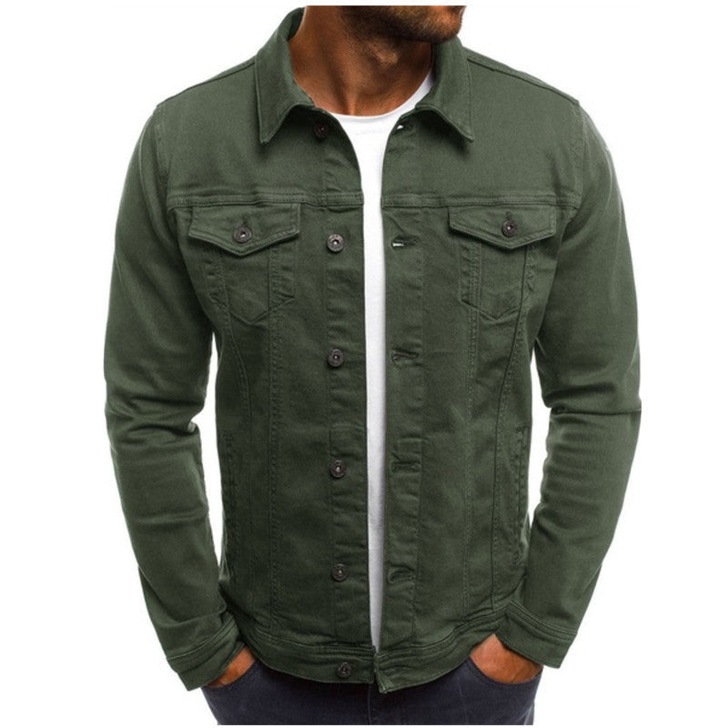 Men's Corduroy Jacket - Front Buttons - Versatile and Stylish - Casual Wear