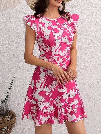 Kara - Floral dress with modern cut