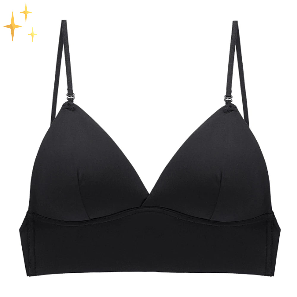 Women's Bra – Low Back – Seamless Cups – Adjustable Straps – Breathable Material