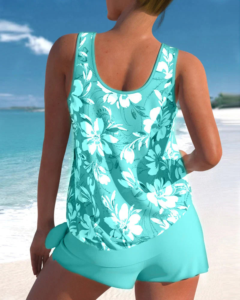 Women's Tankini Set – Relaxed Fit – Breathable Fabric – Flattering Cut