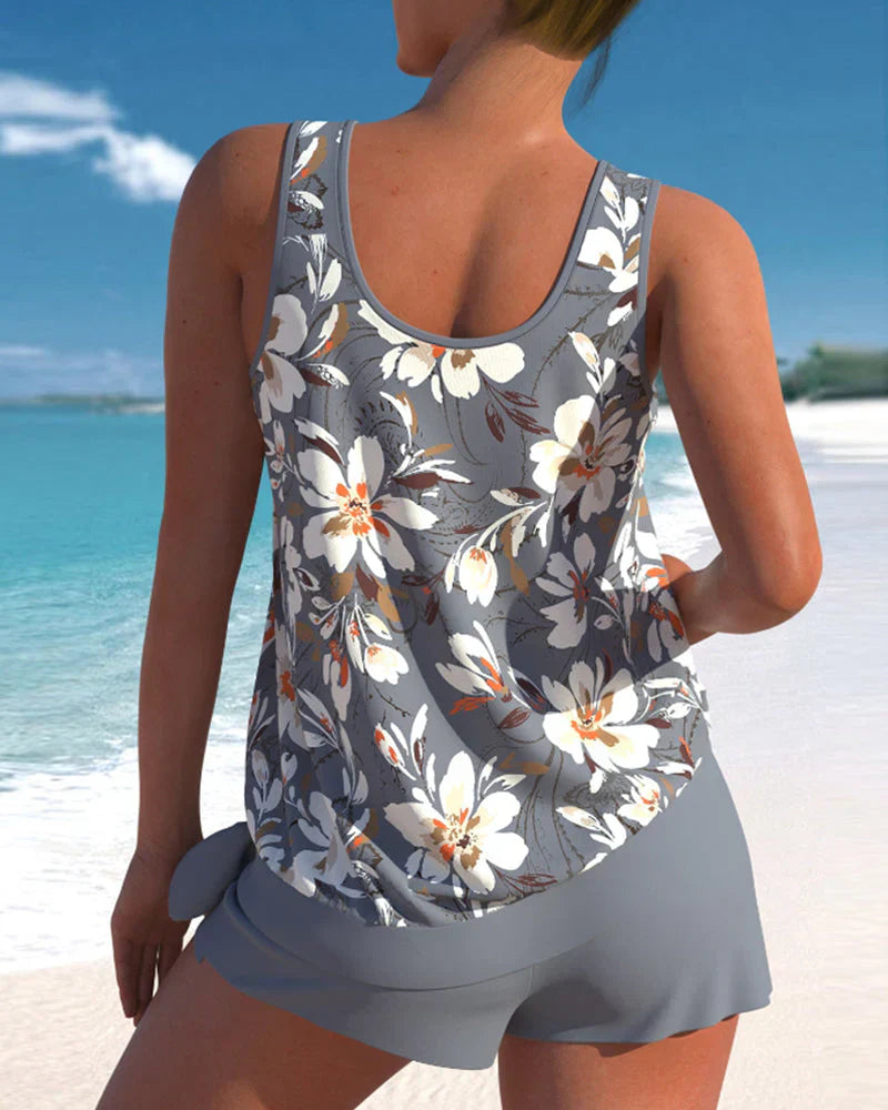 Women's Tankini Set – Relaxed Fit – Breathable Fabric – Flattering Cut