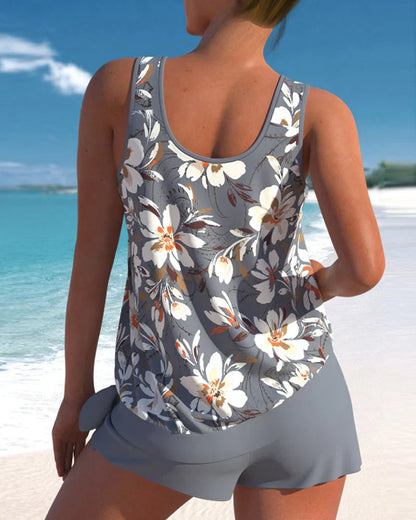 Women's Tankini Set – Relaxed Fit – Breathable Fabric – Flattering Cut