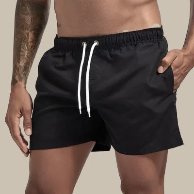 Men's Shorts Swim Shorts – Relaxed Fit – Quick-Drying – Mid-Thigh Length – Drawstring