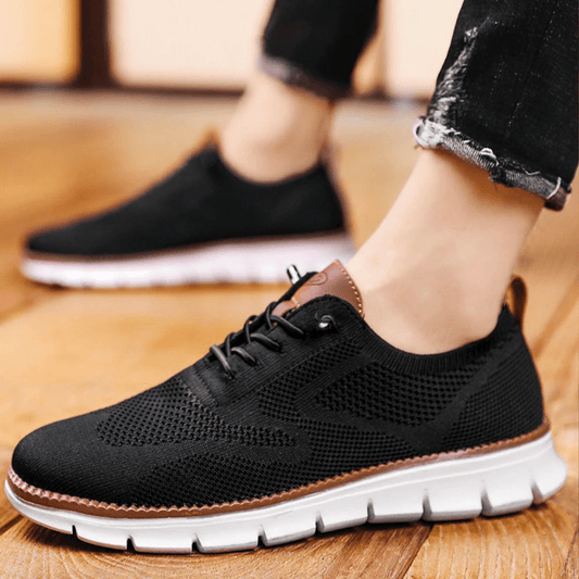 Men's Shoes – Low Model – Soft Knitted Upper – Breathable – Comfortable Sole
